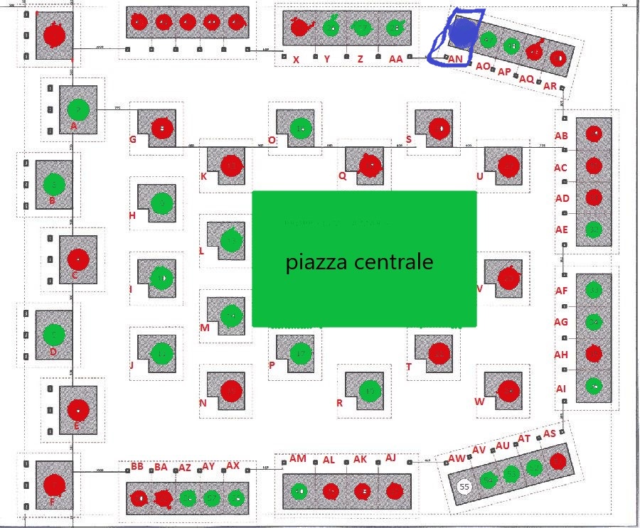mappa della posizione dell'appartamento T1 AN