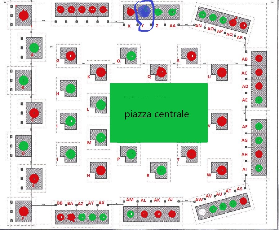 mappa della posizione dell'appartamento T2 Y